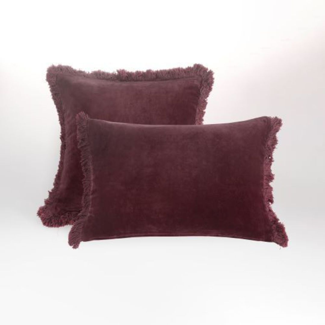 MM Linen - Sabel Cushions - Rouge image 2